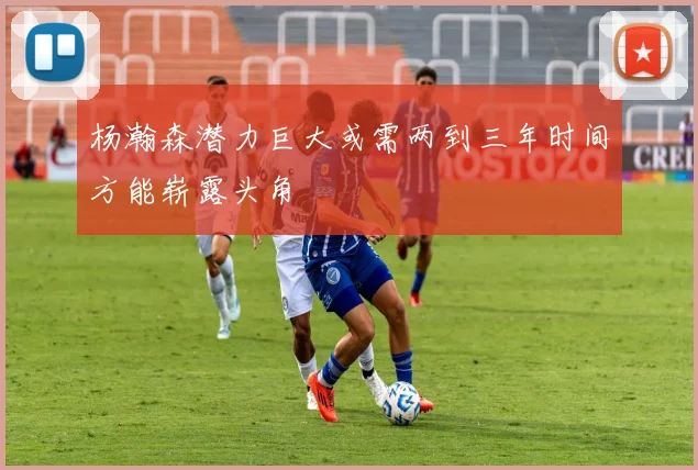 杨瀚森潜力巨大或需两到三年时间方能崭露头角